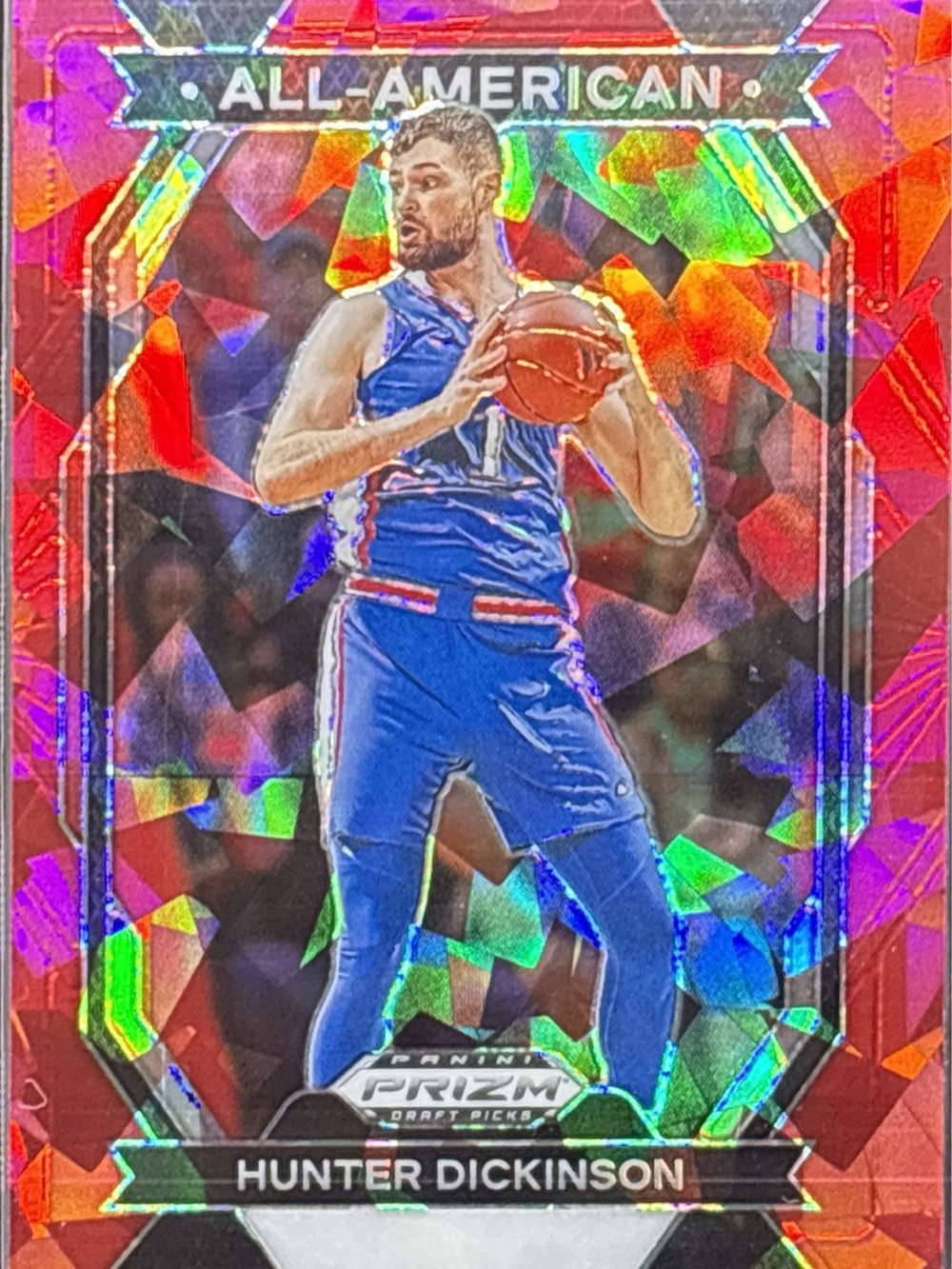 Panini Prizm Hunter Dickinson All-American Holo Prizm Trading Card